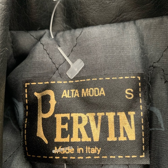 Vintage Leather Jacket/ Faux leather/ 1980/90s/NWT - Picture 6 of 9